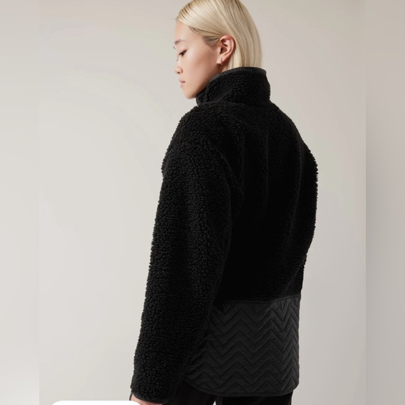 Athleta Sherpa Snap Jacket - Picture 2 of 4